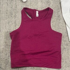 Lululemon Athletica Fuchsia Tank Top